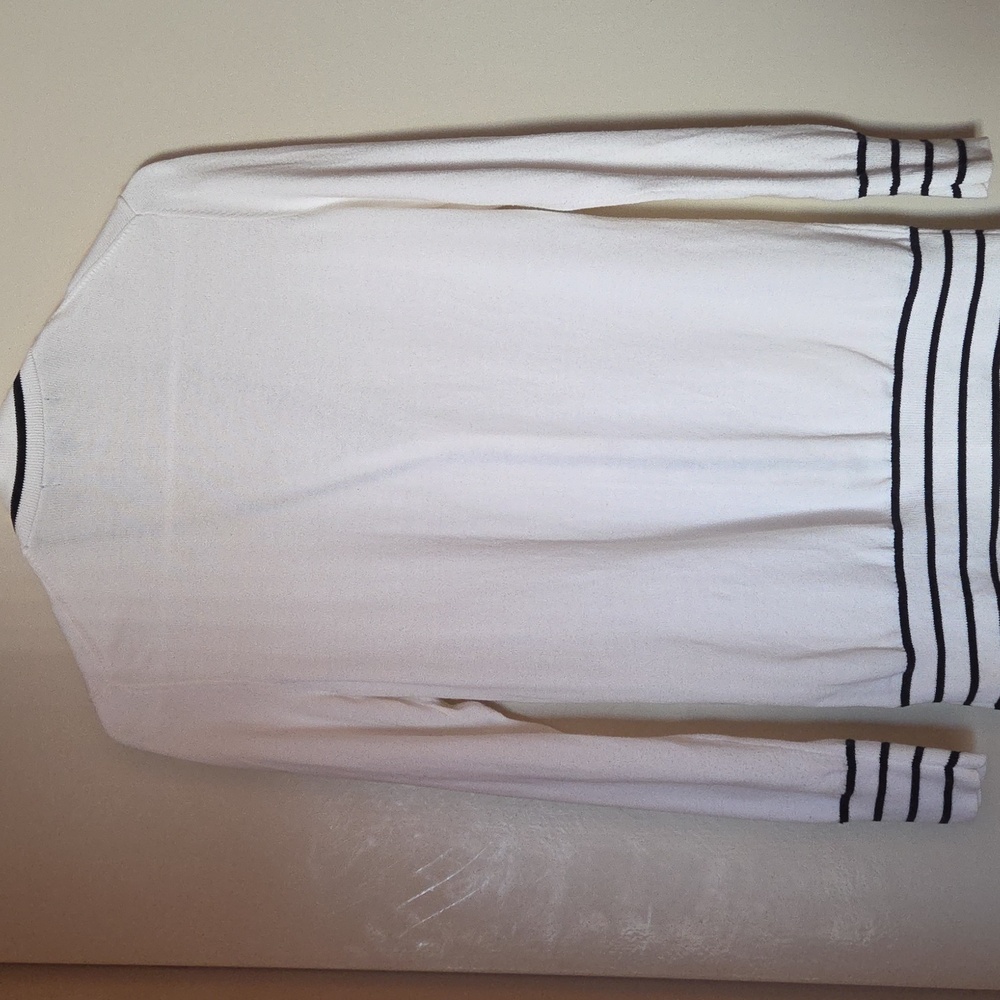 BROOKS BROTHERS Cardigan Sweater with Black Stripes - Picture 4 of 4